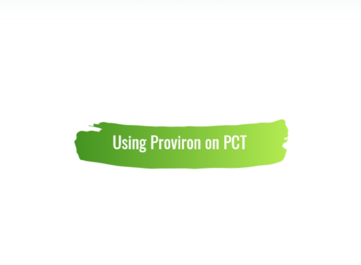 Using Proviron on PCT