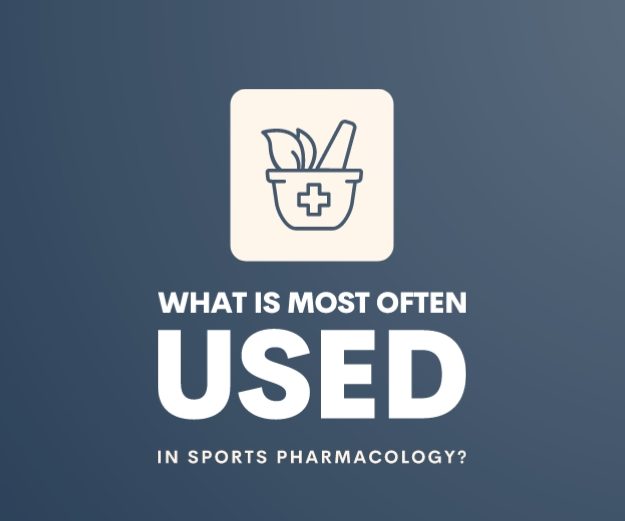 What is most often used in sports pharmacology?