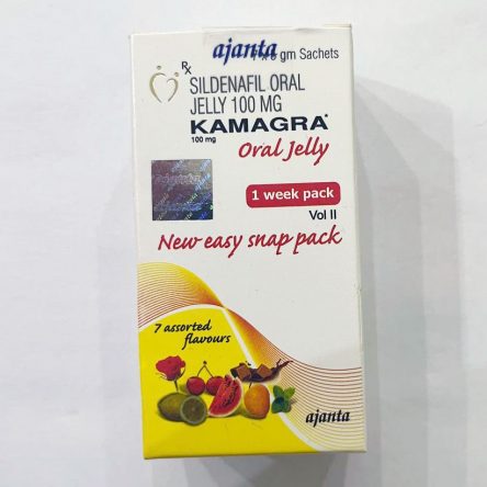 Kamagra Oral Jelly 100mg Sildenafil 7 sachets